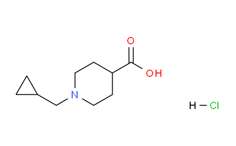 CAS No. 193538-83-9, 1-(Cyclopropylmethyl)piperidine-4-carboxylic acid hydrochloride