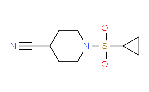 CAS No. 1036738-82-5, 1-(Cyclopropylsulfonyl)piperidine-4-carbonitrile
