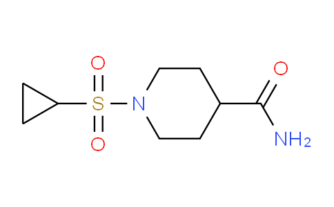 CAS No. 1036738-79-0, 1-(Cyclopropylsulfonyl)piperidine-4-carboxamide