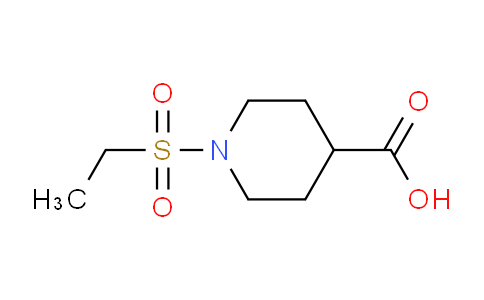 CAS No. 702670-32-4, 1-(Ethylsulfonyl)piperidine-4-carboxylic acid