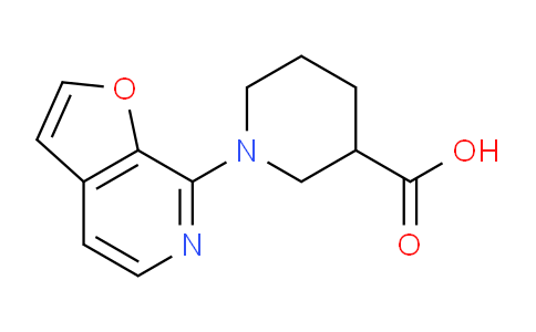 CAS No. 1707587-58-3, 1-(Furo[2,3-c]pyridin-7-yl)piperidine-3-carboxylic acid