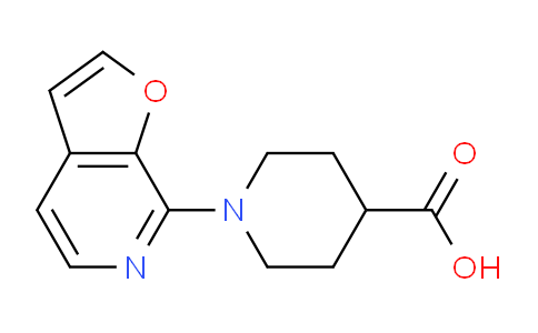 CAS No. 1707735-66-7, 1-(Furo[2,3-c]pyridin-7-yl)piperidine-4-carboxylic acid