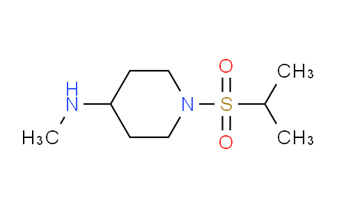 CAS No. 1183726-27-3, 1-(Isopropylsulfonyl)-N-methylpiperidin-4-amine