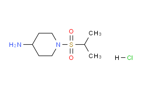 CAS No. 483366-19-4, 1-(Isopropylsulfonyl)piperidin-4-amine hydrochloride