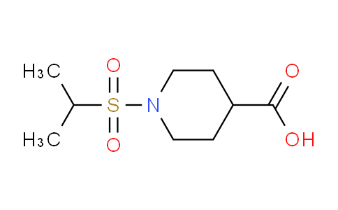 CAS No. 330985-28-9, 1-(Isopropylsulfonyl)piperidine-4-carboxylic Acid