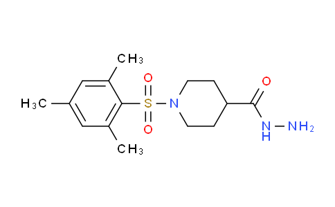 CAS No. 590357-03-2, 1-(Mesitylsulfonyl)piperidine-4-carbohydrazide