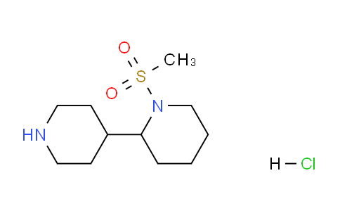 CAS No. 1361114-84-2, 1-(Methylsulfonyl)-2,4'-bipiperidine hydrochloride