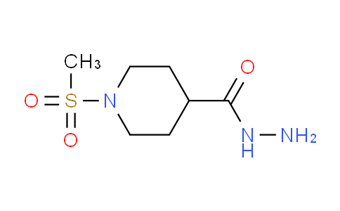 CAS No. 312515-49-4, 1-(Methylsulfonyl)piperidine-4-carbohydrazide