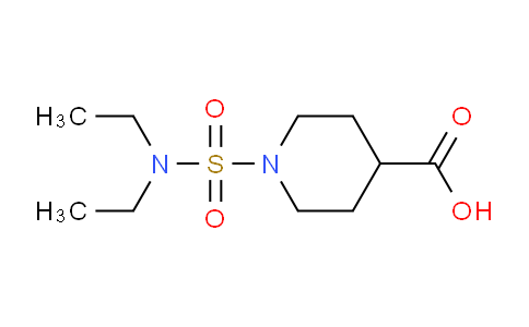 CAS No. 1042814-95-8, 1-(N,N-Diethylsulfamoyl)piperidine-4-carboxylic acid