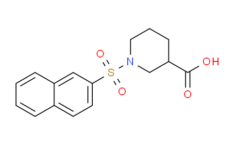 CAS No. 179051-22-0, 1-(Naphthalen-2-ylsulfonyl)piperidine-3-carboxylic acid