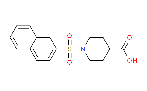 CAS No. 147959-02-2, 1-(Naphthalen-2-ylsulfonyl)piperidine-4-carboxylic acid