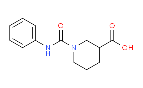 CAS No. 827612-81-7, 1-(Phenylcarbamoyl)piperidine-3-carboxylic acid