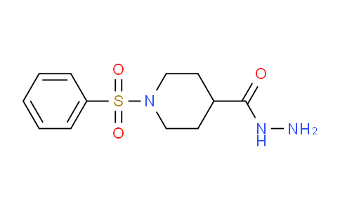 CAS No. 312534-14-8, 1-(Phenylsulfonyl)piperidine-4-carbohydrazide