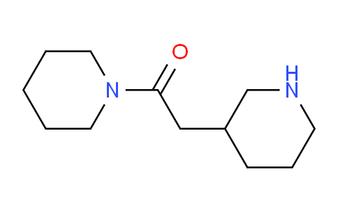 CAS No. 1247686-80-1, 1-(Piperidin-1-yl)-2-(piperidin-3-yl)ethanone