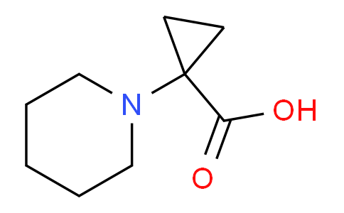 CAS No. 119111-64-7, 1-(Piperidin-1-yl)cyclopropanecarboxylic acid