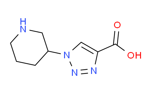 CAS No. 1334499-47-6, 1-(Piperidin-3-yl)-1H-1,2,3-triazole-4-carboxylic acid