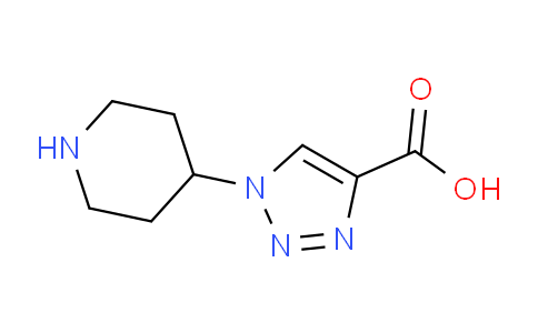 CAS No. 1334487-58-9, 1-(Piperidin-4-yl)-1H-1,2,3-triazole-4-carboxylic acid