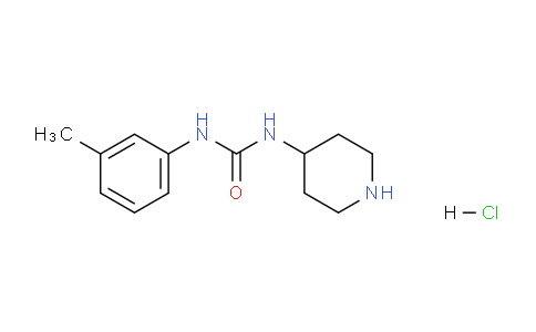 CAS No. 1233955-37-7, 1-(Piperidin-4-yl)-3-m-tolylurea hydrochloride