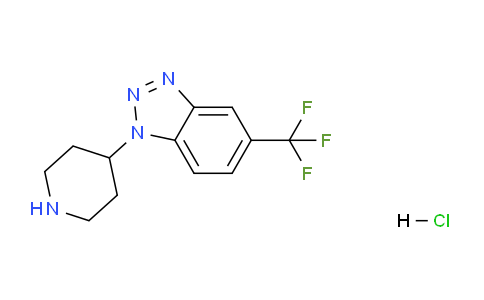 CAS No. 306935-37-5, 1-(Piperidin-4-yl)-5-(trifluoromethyl)-1H-benzo[d][1,2,3]triazole hydrochloride