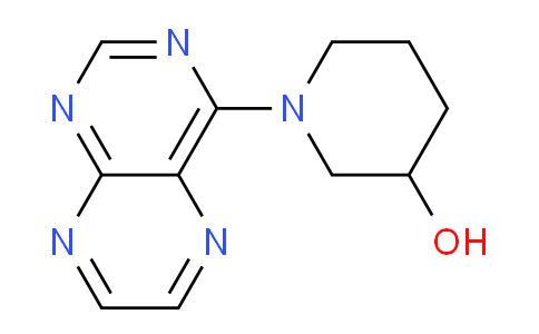 CAS No. 1710202-21-3, 1-(Pteridin-4-yl)piperidin-3-ol