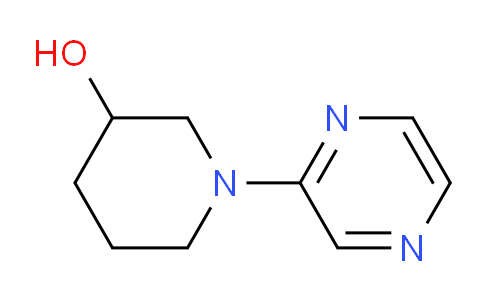 CAS No. 939986-87-5, 1-(Pyrazin-2-yl)piperidin-3-ol