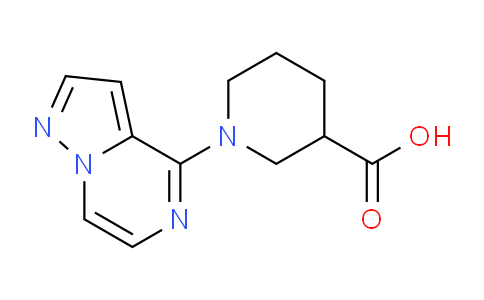 CAS No. 1707594-27-1, 1-(Pyrazolo[1,5-a]pyrazin-4-yl)piperidine-3-carboxylic acid
