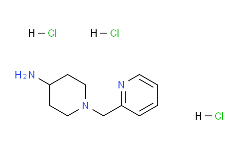 CAS No. 882562-67-6, 1-(Pyridin-2-ylmethyl)piperidin-4-amine trihydrochloride