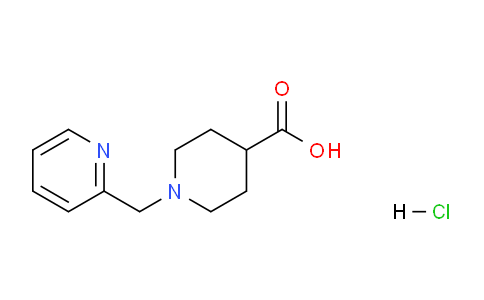 CAS No. 1052538-53-0, 1-(Pyridin-2-ylmethyl)piperidine-4-carboxylic acid hydrochloride