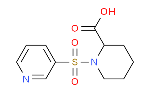 CAS No. 1104201-92-4, 1-(Pyridin-3-ylsulfonyl)piperidine-2-carboxylic acid