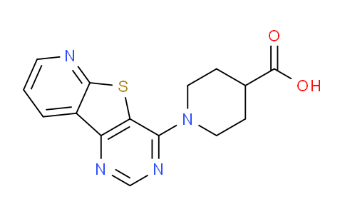 CAS No. 1313838-24-2, 1-(Pyrido[3',2':4,5]thieno[3,2-d]pyrimidin-4-yl)piperidine-4-carboxylic acid
