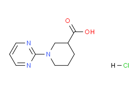 CAS No. 1185296-02-9, 1-(Pyrimidin-2-yl)piperidine-3-carboxylic acid hydrochloride