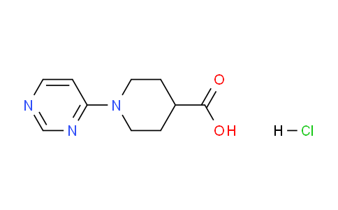 CAS No. 179051-38-8, 1-(Pyrimidin-4-yl)piperidine-4-carboxylic acid hydrochloride
