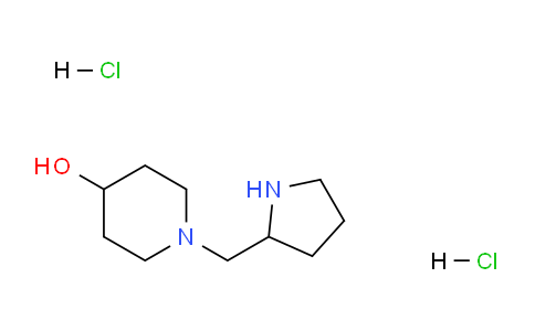 CAS No. 1219964-11-0, 1-(Pyrrolidin-2-ylmethyl)piperidin-4-ol dihydrochloride