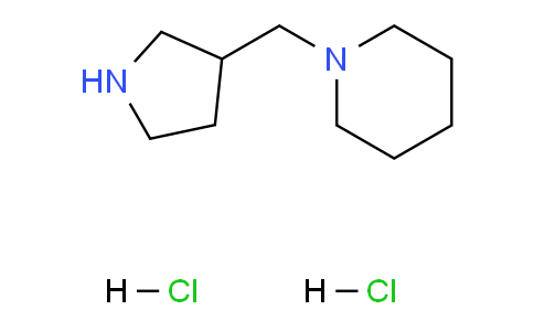 CAS No. 1220018-59-6, 1-(Pyrrolidin-3-ylmethyl)piperidine dihydrochloride
