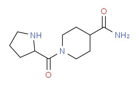 CAS No. 1009601-42-6, 1-(Pyrrolidine-2-carbonyl)piperidine-4-carboxamide