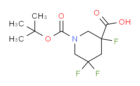 CAS No. 1823865-48-0, 1-(tert-Butoxycarbonyl)-3,5,5-trifluoropiperidine-3-carboxylic acid