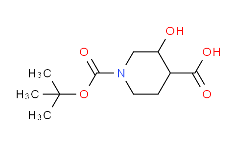 CAS No. 1260876-51-4, 1-(tert-Butoxycarbonyl)-3-hydroxypiperidine-4-carboxylic acid