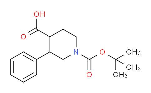 CAS No. 860472-89-5, 1-(tert-Butoxycarbonyl)-3-phenylpiperidine-4-carboxylic acid