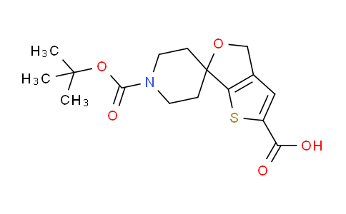 CAS No. 1823862-64-1, 1-(tert-Butoxycarbonyl)-4'H-spiro[piperidine-4,6'-thieno[2,3-c]furan]-2'-carboxylic acid