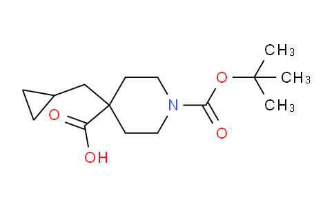 CAS No. 363192-67-0, 1-(tert-Butoxycarbonyl)-4-(cyclopropylmethyl)piperidine-4-carboxylic acid