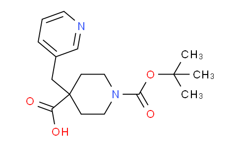 CAS No. 1695428-18-2, 1-(tert-Butoxycarbonyl)-4-(pyridin-3-ylmethyl)piperidine-4-carboxylic acid