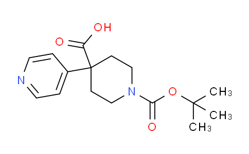 CAS No. 167262-95-5, 1-(tert-Butoxycarbonyl)-4-(pyridin-4-yl)piperidine-4-carboxylic acid