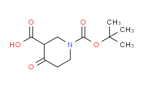 CAS No. 885274-97-5, 1-(tert-Butoxycarbonyl)-4-oxopiperidine-3-carboxylic acid