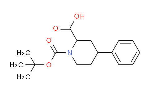 CAS No. 261777-31-5, 1-(tert-Butoxycarbonyl)-4-phenylpiperidine-2-carboxylic acid