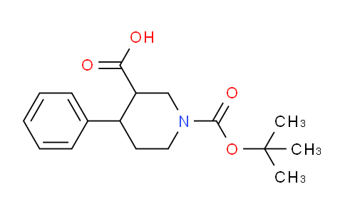 CAS No. 221141-79-3, 1-(tert-Butoxycarbonyl)-4-phenylpiperidine-3-carboxylic acid