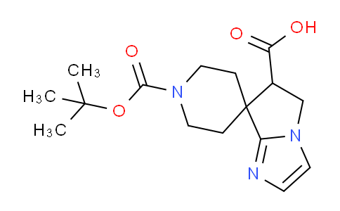CAS No. 1251010-57-7, 1-(tert-Butoxycarbonyl)-5',6'-dihydrospiro[piperidine-4,7'-pyrrolo[1,2-a]imidazole]-6'-carboxylic acid