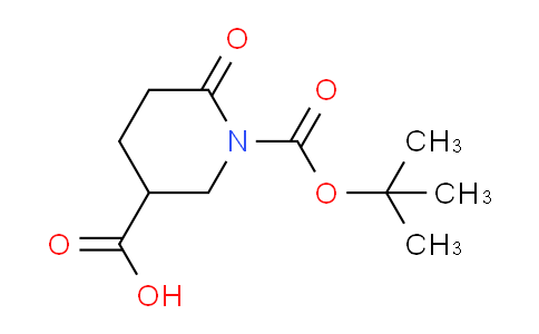 CAS No. 1779990-74-7, 1-(tert-Butoxycarbonyl)-6-oxopiperidine-3-carboxylic acid