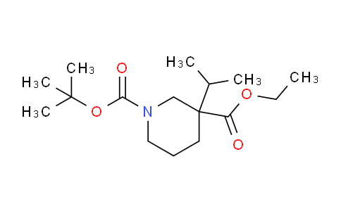 CAS No. 1363166-24-8, 1-(tert-Butyl) 3-ethyl 3-isopropylpiperidine-1,3-dicarboxylate