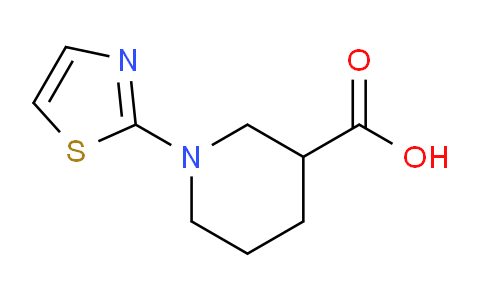 CAS No. 927803-56-3, 1-(Thiazol-2-yl)piperidine-3-carboxylic acid