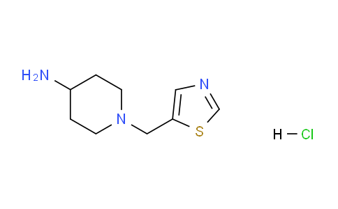 CAS No. 1261231-79-1, 1-(Thiazol-5-ylmethyl)piperidin-4-amine hydrochloride